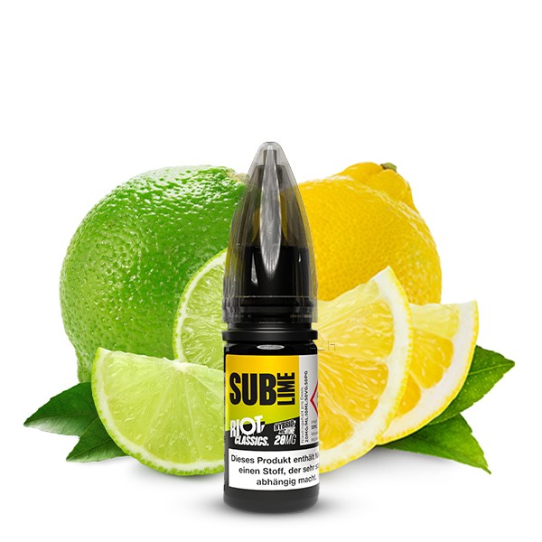 Sub Lime - Riot Squad Classics - Hybrid Nic Salt - 10ml