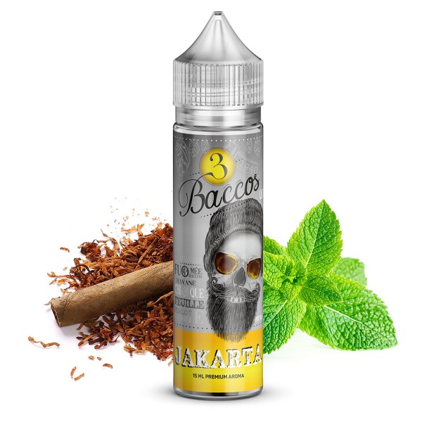 Jakarta - 3 Baccos by PGVG - 15ml Aroma in 60ml Flasche