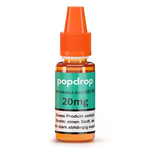 Popdrop - Nikotinsalzshot VG/PG 60/40 - 20mg