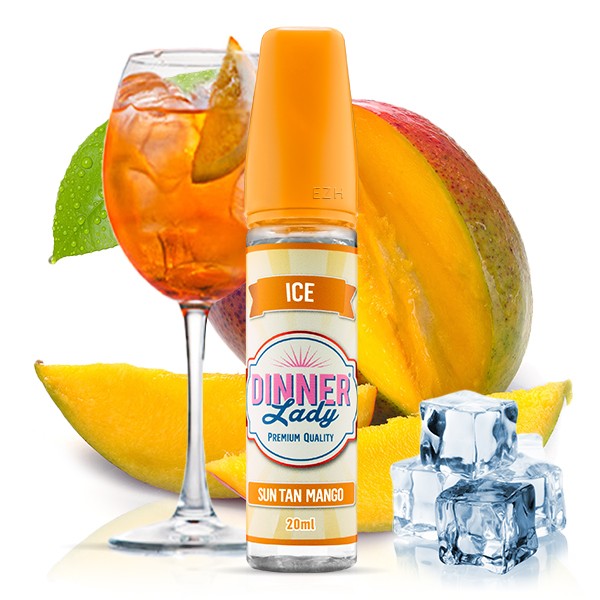 Sun Tan Mango ICE - Dinner Lady - Longfill Aroma - 20ml Aroma in 60ml Flasche