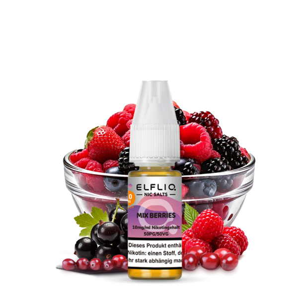 ELFLIQ Mix Berries von Elfbar - Nikotinsalzliquid - 10ml