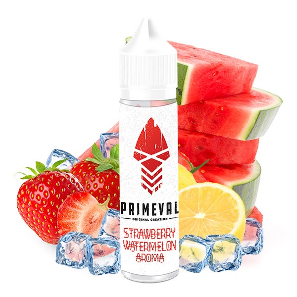 Strawberry Watermelon - Primeval - 10 ml Aroma in 60 ml Flasche