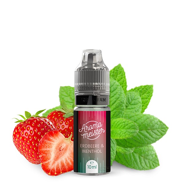 Erdbeere & Menthol Aroma von Aromameister - 10 ml