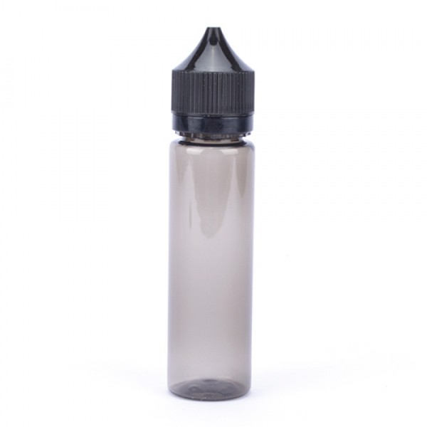 Liquidflasche leer - 60 ml - PET - schwarz