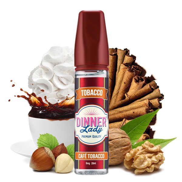 Cafe Tobacco - Dinner Lady - Longfill Aroma - 20ml Aroma in 60ml Flasche