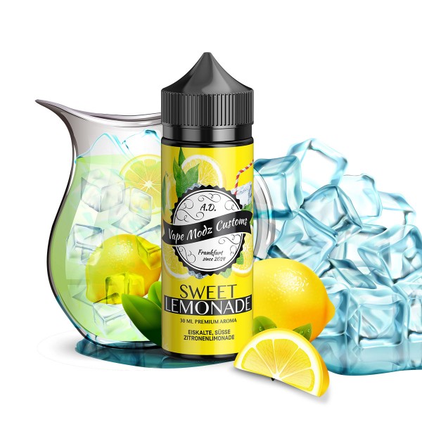 Sweet Lemonade - Vape Modz Customs - 30ml Aroma in 120ml Flasche