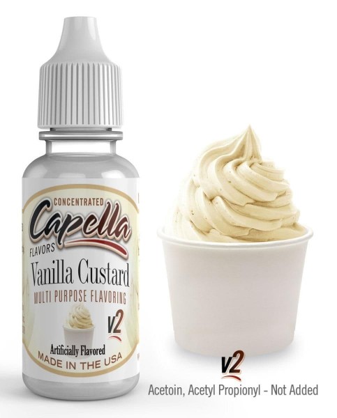 Vanilla Custard V2 Aroma von Capella - 13 ml