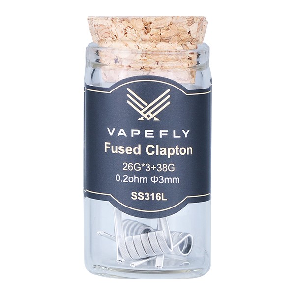 Vapefly Prebuilt SS316L Fused Clapton Coil 0,2 Ohm - KS414