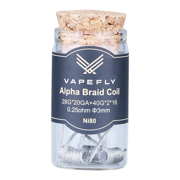 Vapefly Prebuilt Ni80 Alpha Braid Coil 0,25 Ohm - KS321