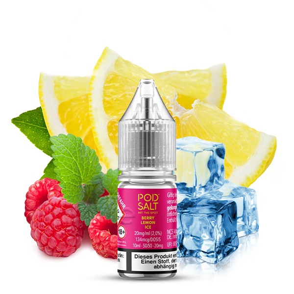 POD SALT XTRA - Berry Lemon Ice - Nikotinsalz Liquid - 10ml