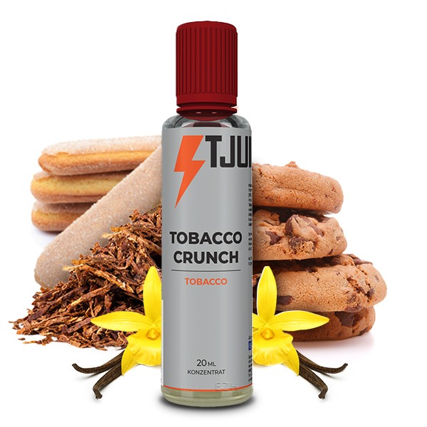 Tobacco Crunch - T-Juice - 20ml Aroma in 60ml Flasche