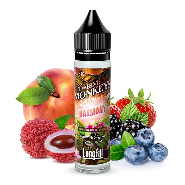 Harmony von Twelve Monkeys - 10ml Aroma in 60ml Flasche