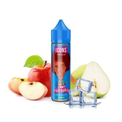 Jimmy Vapendrix - ICONS - 20ml Aroma in 60ml Flasche