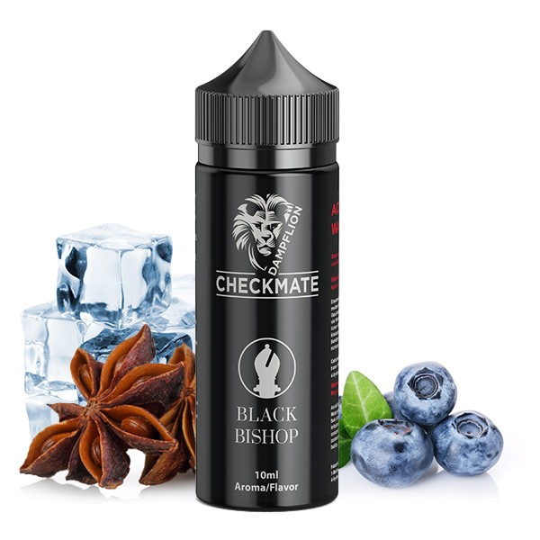 Black Bishop - Checkmate von Dampflion - 10ml Aroma in 120ml Leerflasche