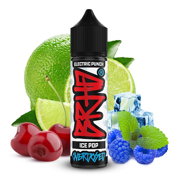 Ice Pop - BRHD Electric Punch - Overdosed - 10ml Aroma in 60ml Flasche