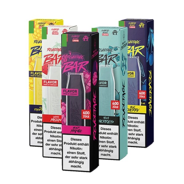 Revoltage Bar - Ohne Nikotin - Einweg E-Zigarette