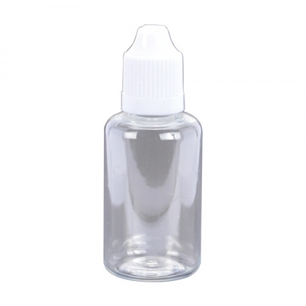 Liquidflasche leer - 30 ml - PET - transparent