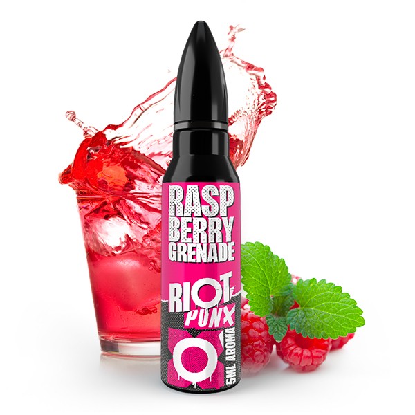 Raspberry Grenade - Punx by Riot Squad - 5ml Aroma in 60ml Flasche
