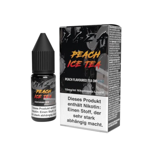 Peach Ice Tea von MaZa - 10 mg Nikotinsalz Liquid - 10ml