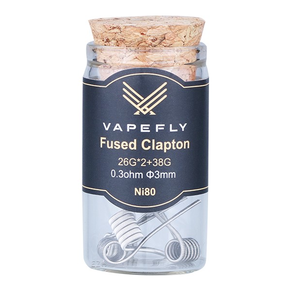 Vapefly Prebuilt Ni80 Fused Clapton Coil 0,3 Ohm - KS312