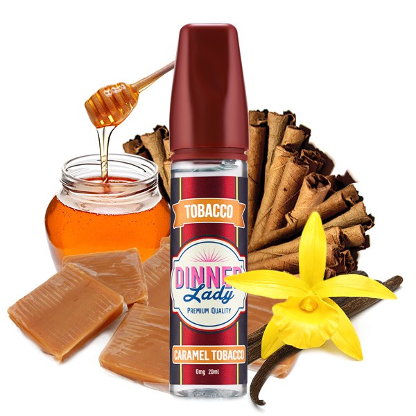 Caramel Tobacco - Dinner Lady - Longfill Aroma - 20ml Aroma in 60ml Flasche