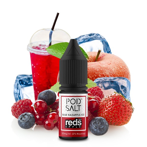 POD SALT FUSION - Reds Apple Blue Razapple Ice - 20 mg Nikotinsalz Liquid - 10ml