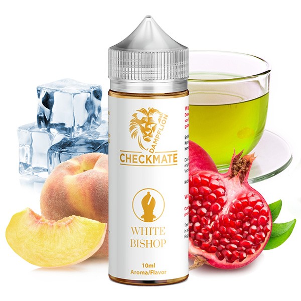 White Bishop - Checkmate von Dampflion - 10ml Aroma in 120ml Leerflasche