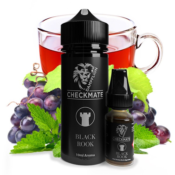 Black Rook - Checkmate von Dampflion - 10ml Aroma in 120ml Leerflasche