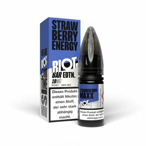 Strawberry MAXX Energy - Riot Squad BAR EDTN - Nikotinsalzliquid - 10ml