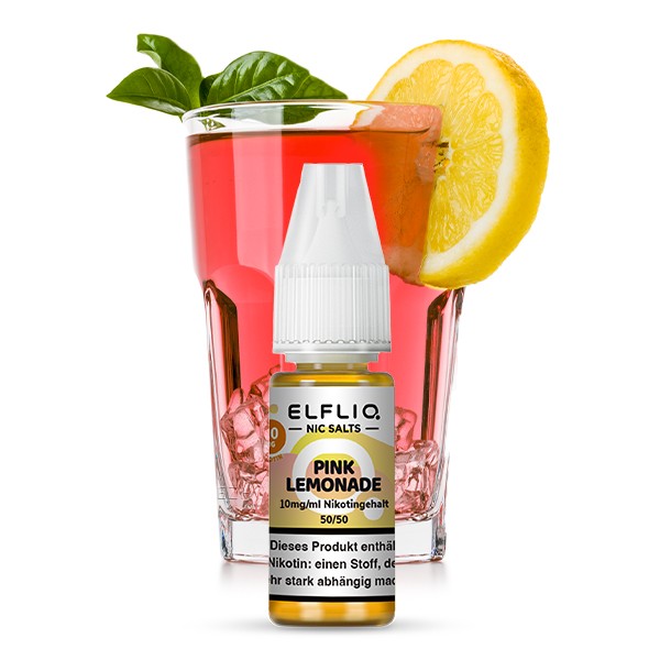 ELFLIQ Pink Lemonade von Elfbar - Nikotinsalzliquid - 10ml