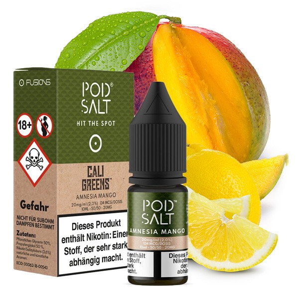 POD SALT FUSION - Amnesia - 20 mg Nikotinsalz Liquid - 10ml