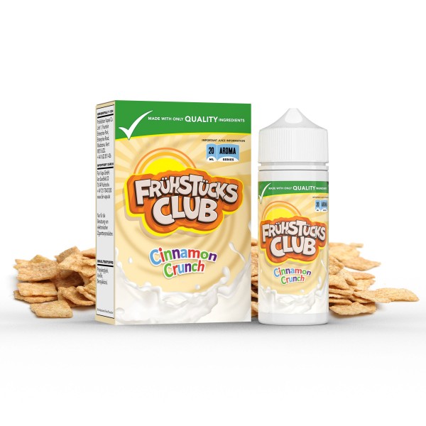 Cinnamon Crunch Aroma - Frühstücks Club - 20ml Aroma in 120ml Flasche