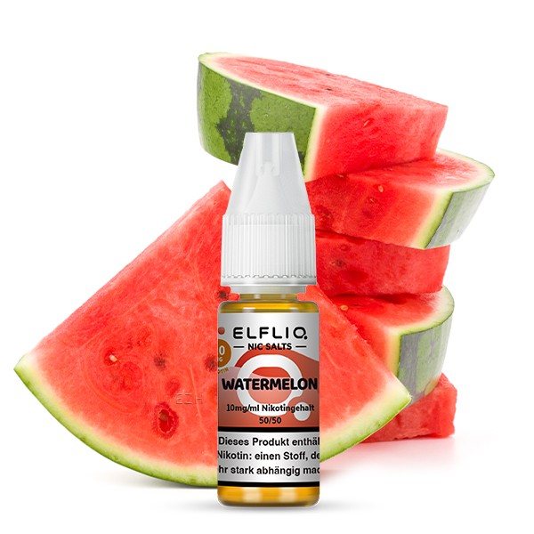ELFLIQ Watermelon von Elfbar - Nikotinsalzliquid - 10ml