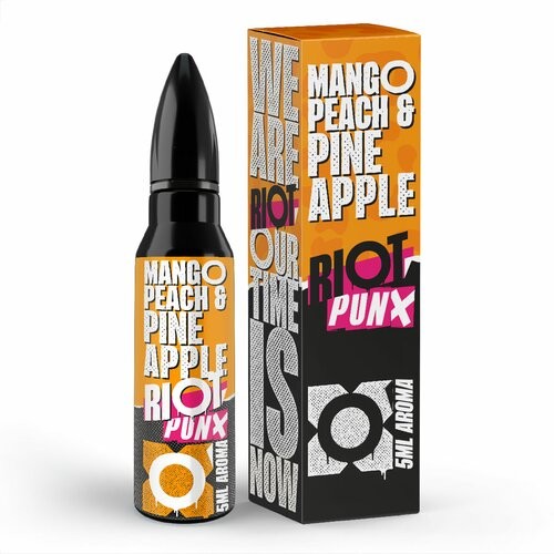 Mango, Peach & Pineapple - Punx by Riot Squad - 5ml Aroma in 60ml Flasche