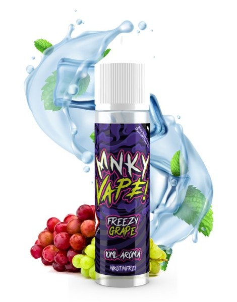 Freezy Grape - MNKY Vape - 10 ml Aroma in 60 ml Flasche