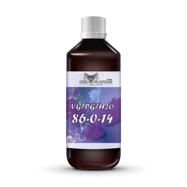 Base VG/PG/H2O 86/0/14 - OWL - 1000ml - 0mg