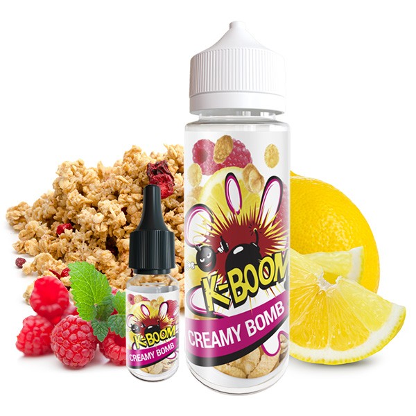 Creamy Bomb - K-Boom - 10ml Aroma in 120ml Leerflasche