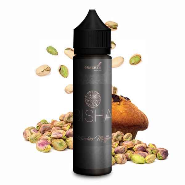 Pictachio Muffin - Bisha Serie - Omerta Liquids - 20ml Aroma in 60ml Flasche