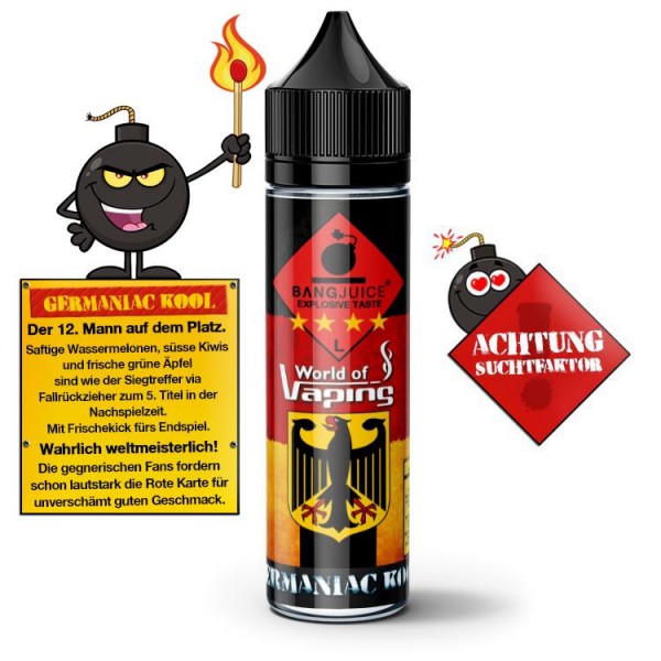 Germaniac Kool - Bang Juice - 15ml Aroma in 60ml Flasche