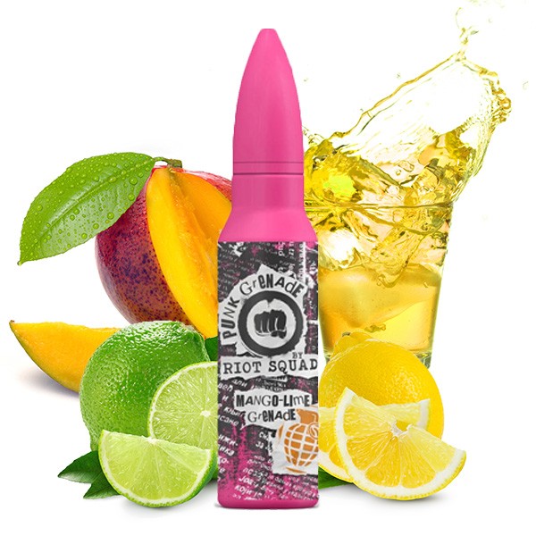 Mango-Lime Grenade - Punk Grenade von Riot Squad - 15ml Aroma Longfill