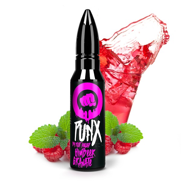 Himbeer Granate - Punx by Riot Squad - 15ml Aroma in 60ml Flasche