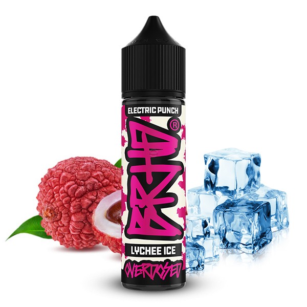 Lychee Ice - BRHD Electric Punch - Overdosed - 10ml Aroma in 60ml Flasche