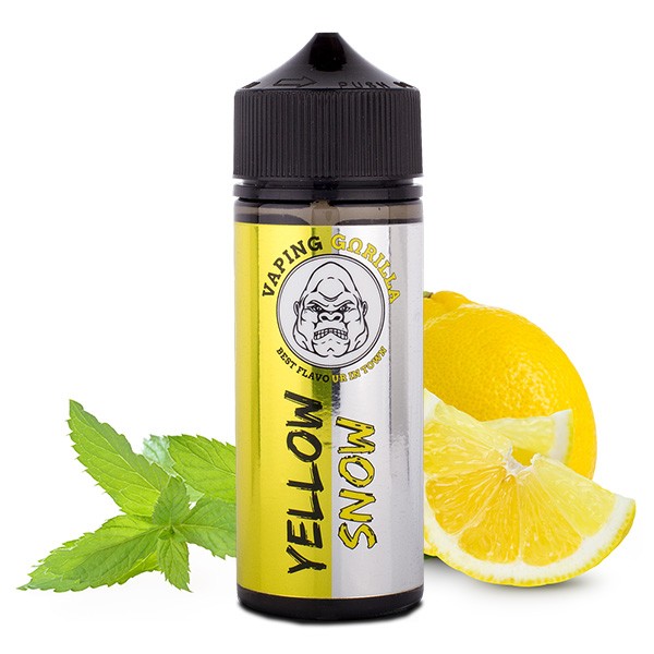 Yellow Snow - Vaping Gorilla - 10ml Aroma in 120ml Flasche