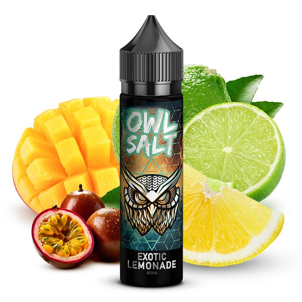 Exotic Lemonade - Overdosed - OWL Salt - 10ml Aroma in 60ml Flasche