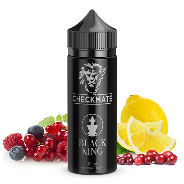 Black King - Checkmate von Dampflion - 10ml Aroma in 120ml Leerflasche