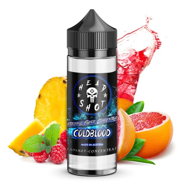 Coldblood - Headshot - 22,8ml Aroma in 120ml Flasche