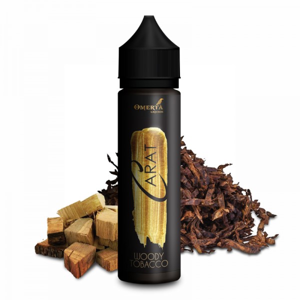 Woody Tobacco - Carat Serie - Omerta Liquids - 20ml Aroma in 60ml Flasche