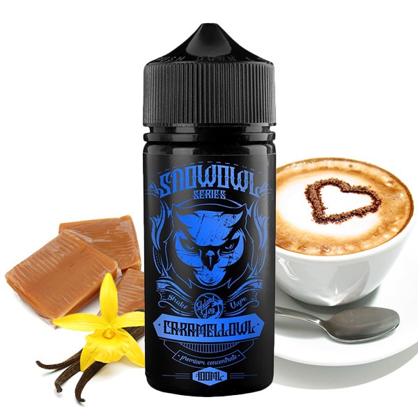 Caramell Owl - Snowowl - 20ml Aroma in 100ml Flasche