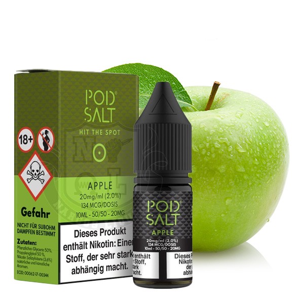 POD SALT CORE - Apple - Nikotinsalz Liquid - 10ml