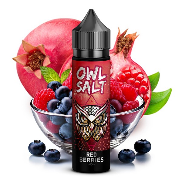 Red Berries - Overdosed - OWL Salt - 10ml Aroma in 60ml Flasche